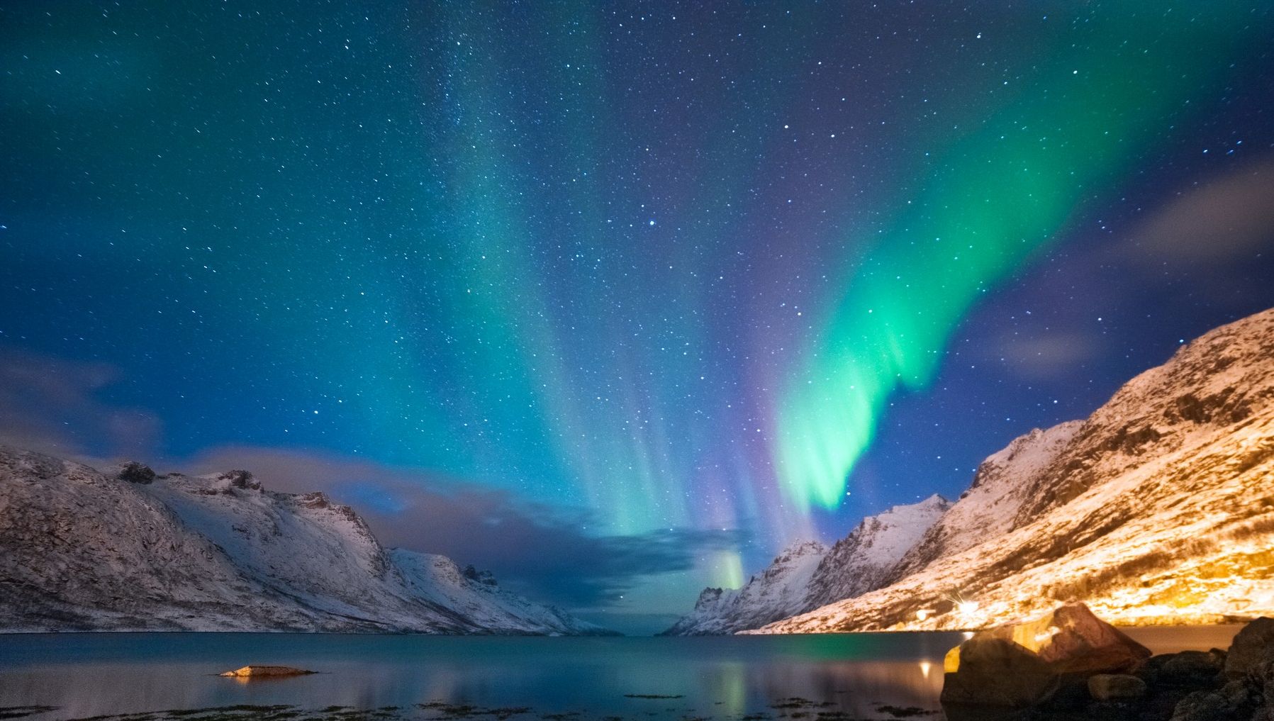 Auroras boreales en Noruega