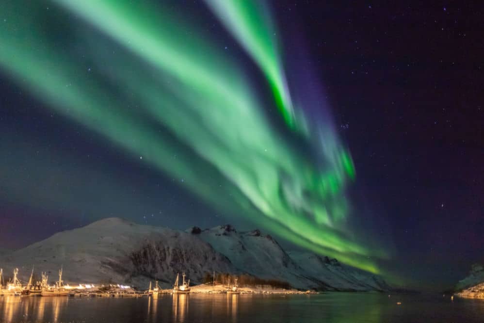 Auroras boreales en Tromso Noruega