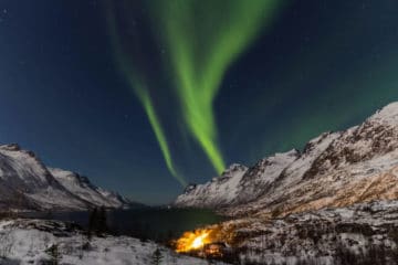 Ver Auroras boreales en Tromso Noruega