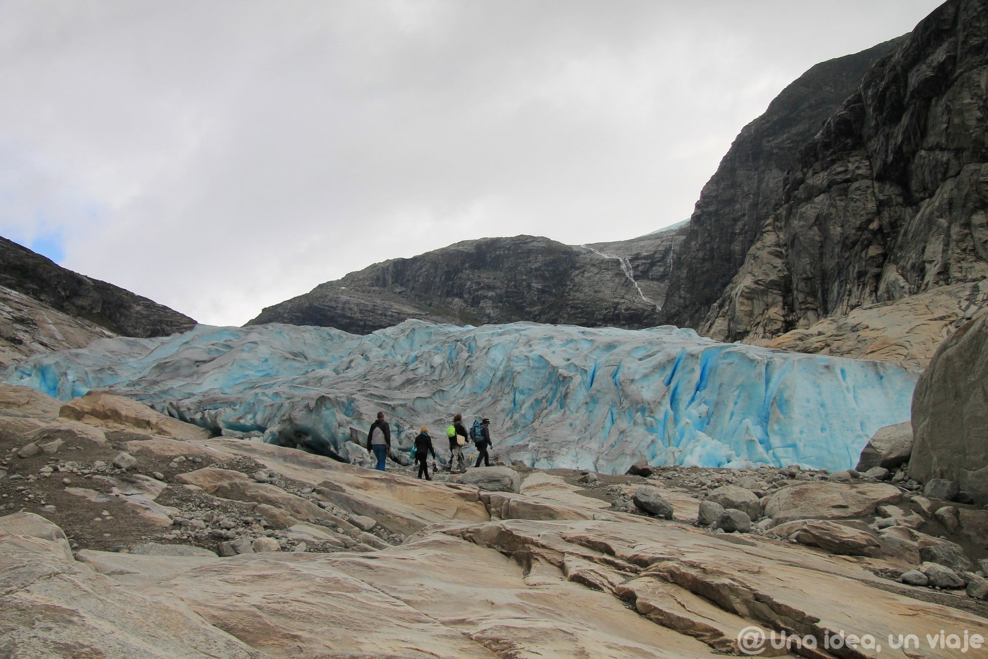 Visitar glaciar en Noruega
