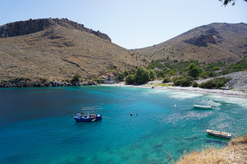 Playas del Peloponeso, una semana