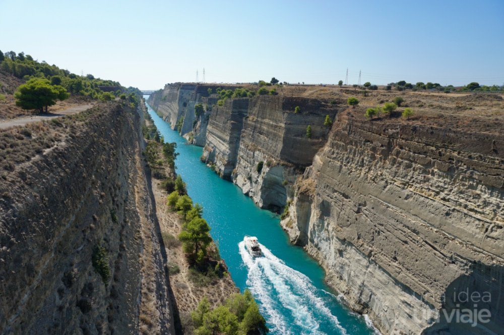 Qué ver en el Peloponeso: Canal de Corinto