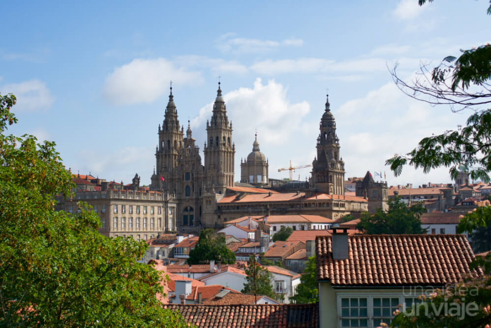 Qué ver en Santiago de Compostela: Vistas de la Catedral desde la Alameda