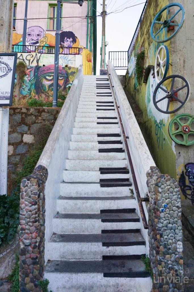 Escalera del piano, Valparaíso