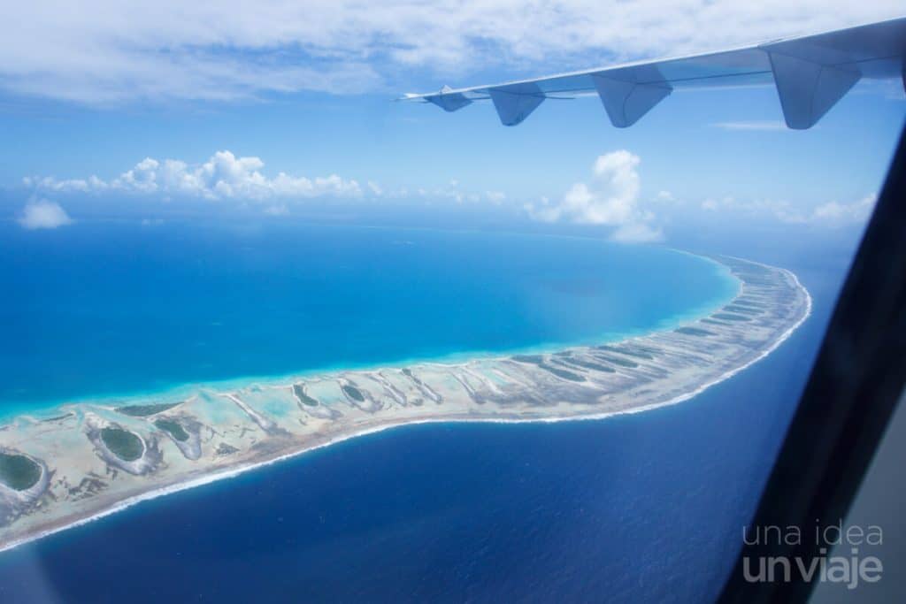 Tikehau, Polinesia Francesa, vista aérea
