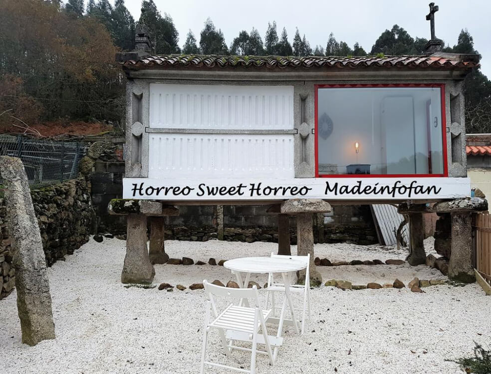 hoteles de Galicia dormir en un hórreo