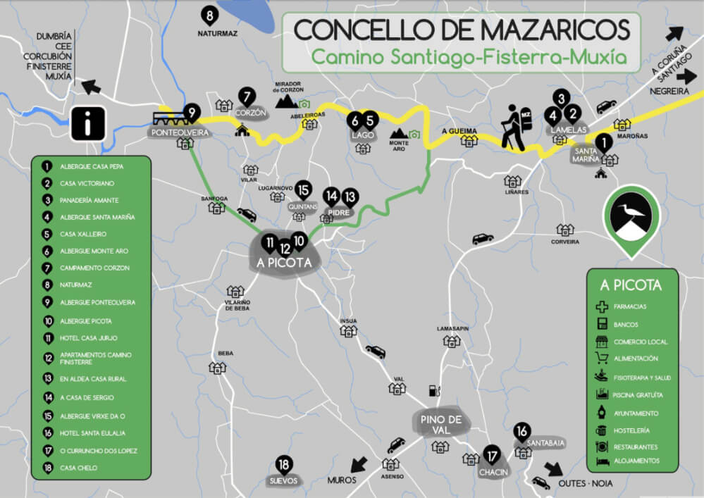Variante Camino de Santiago a Fisterra en Mazaricos