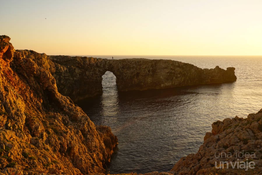 Pont d'en Gil al atardecer, Menorca