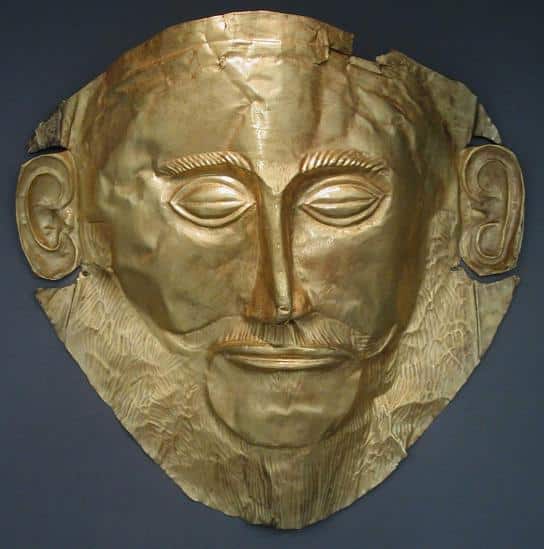 Qué ver en Micenas: máscara de Agamenón