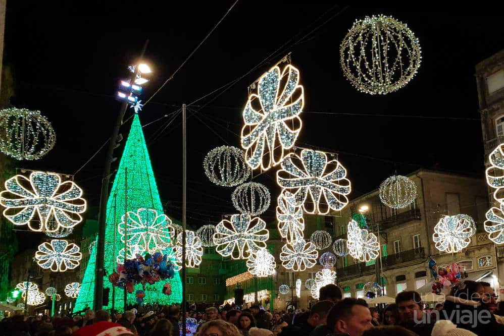 Arbol de navidad gigante en Vigo