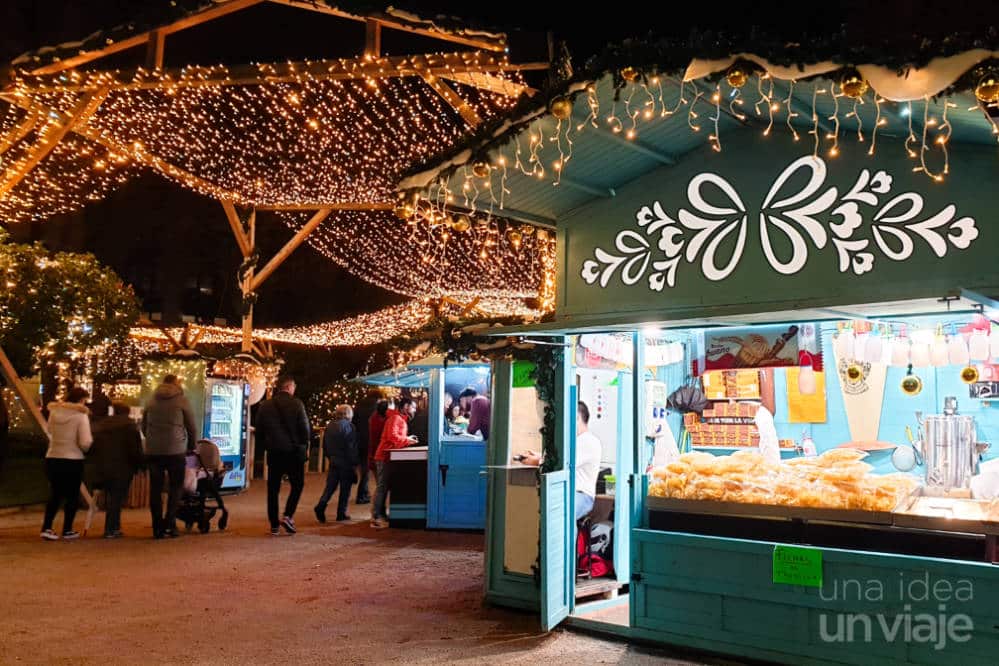 Mercado y atracciones de Navidad en Vigo
