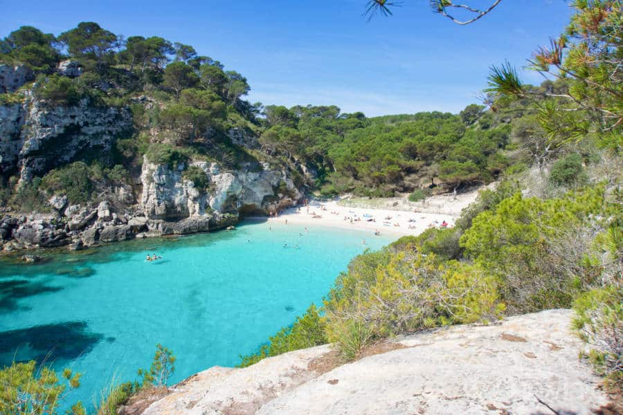 Mejores playas y calas de Menorca
