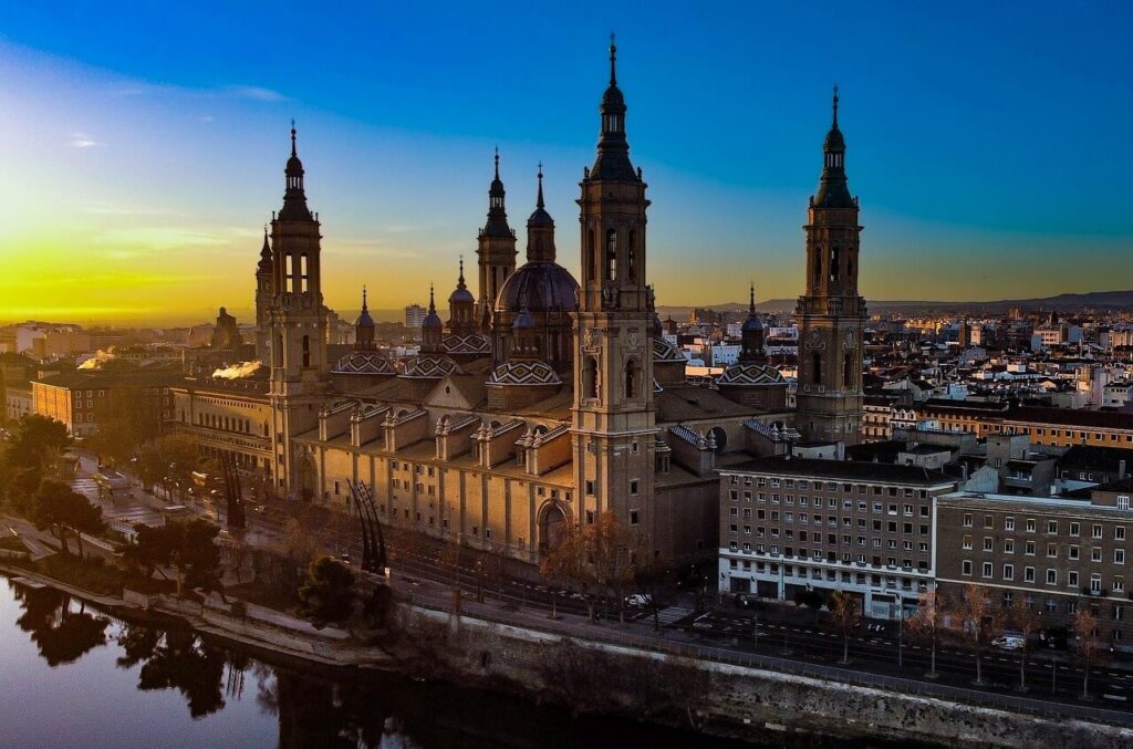 Atardecer en Zaragoza